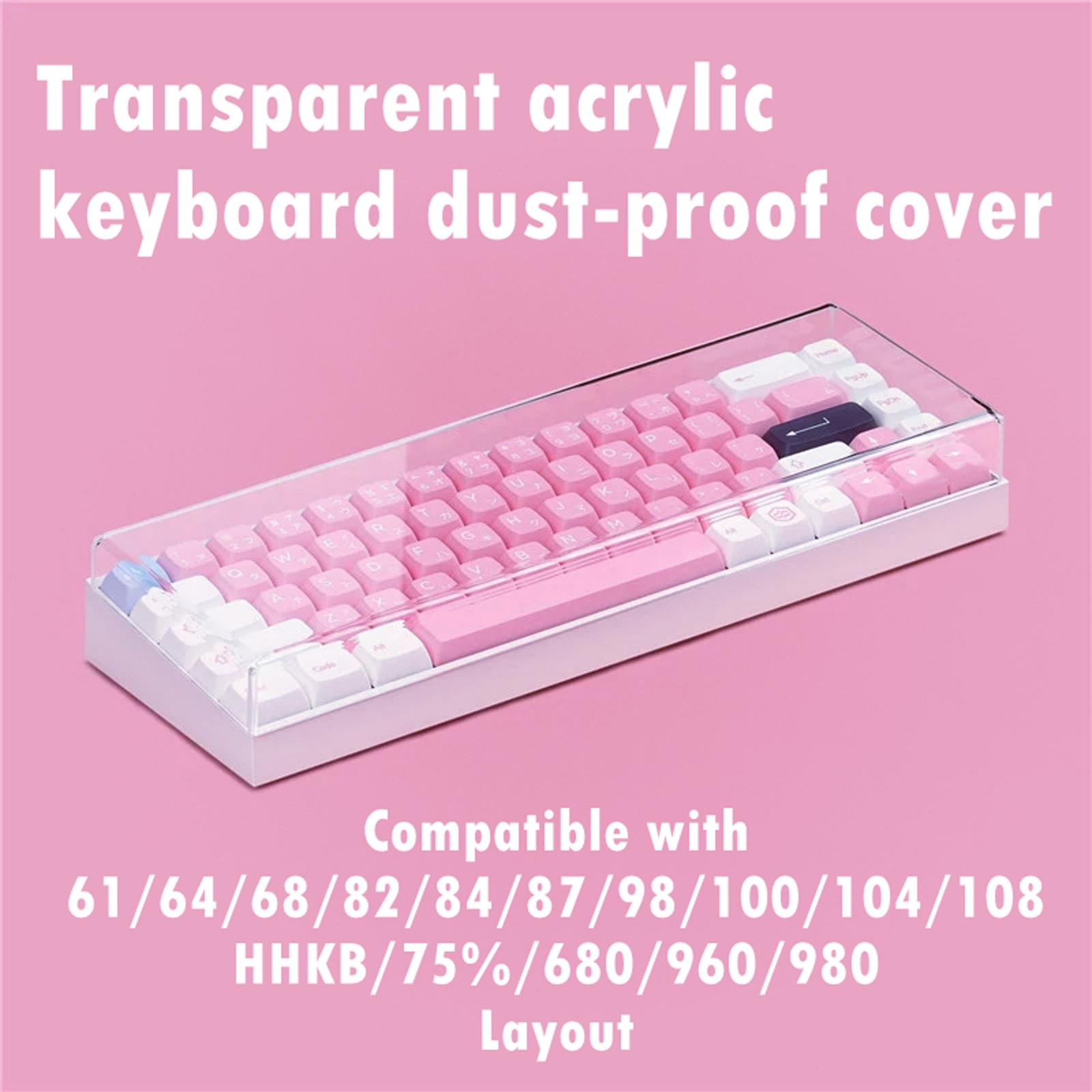 Gaming Accessories Aesthetic - 108 キーキーボードダストカバーアクリル透明高性能フィルムプレミアムキーボードケースメカニカルゲーミングキーボード用