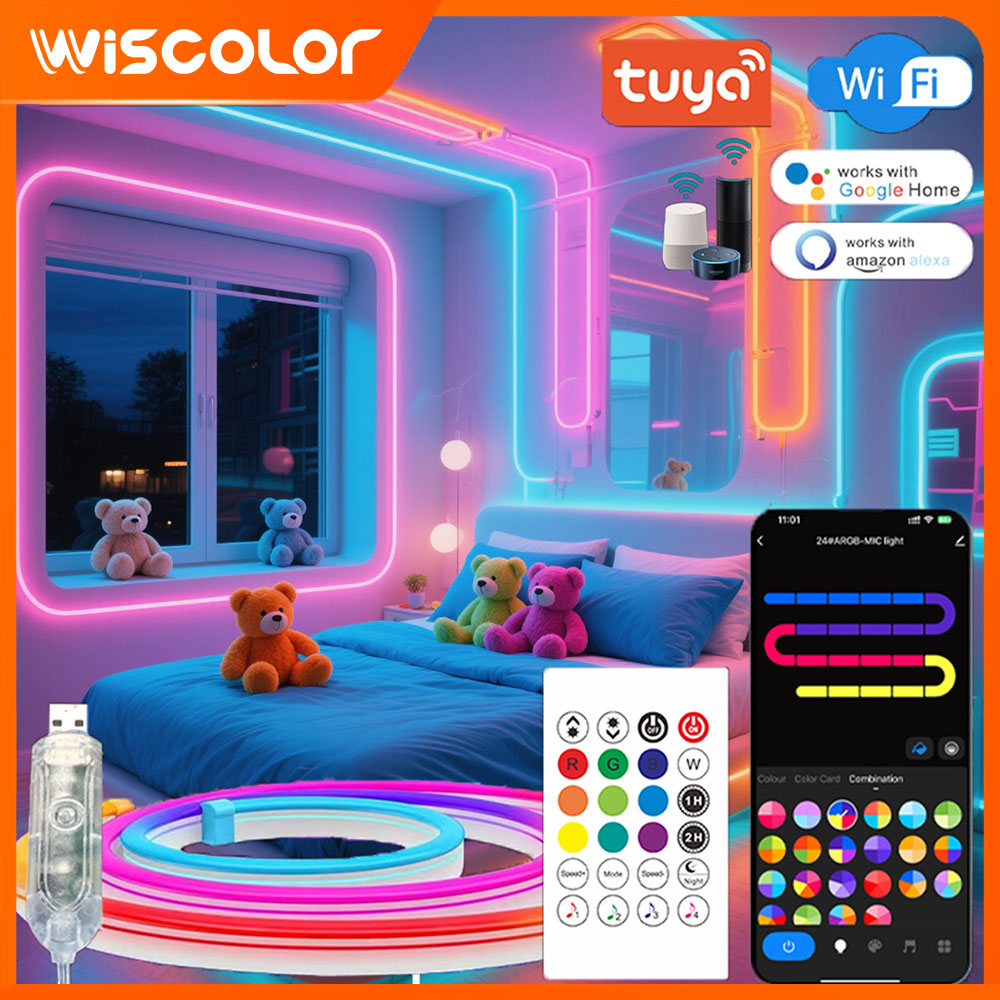 5V USB接続の屋外用RGB LEDライトストリップ、LE - Accessories For Your Gaming Room のレビューと価格